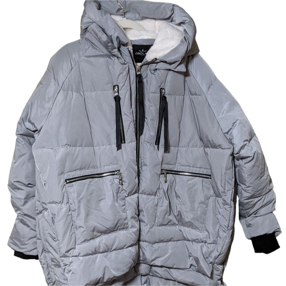 NEW Orolay Universe classics thickened down jacket coat parka gray women's 4XL - Picture 11 of 11